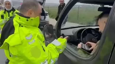 Üniformasını giyip denetime çıktı, down sendromlu Samet'in hayali gerçek oldu