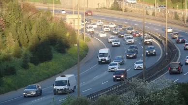 İstanbul istikametine yoğun trafik