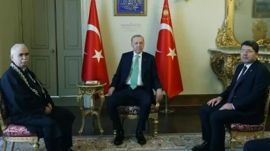 Cumhurbaşkanı Erdoğan, AYM Başkanı Özkaya'yı kabul etti