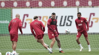 Galatasaray, Fenerbahçe derbisi öncesi son antrenmanı tamamladı