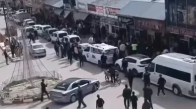 Van'da iki grup arasında taşlı sopalı kavga