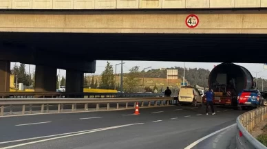 Çobançeşme ve Şirinler yönündeki şeritler trafiğe kapatıldı