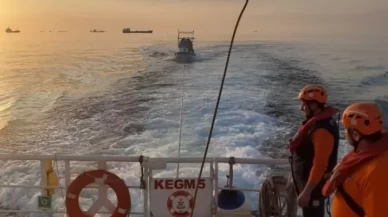 Sarıyer'de sürüklenen tekne kurtarıldı