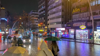 Ankara'da dolu yağışı etkili oldu