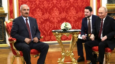Putin, Libya'nın doğusundaki silahlı güçlerin lideri Hafter'i kabul etti