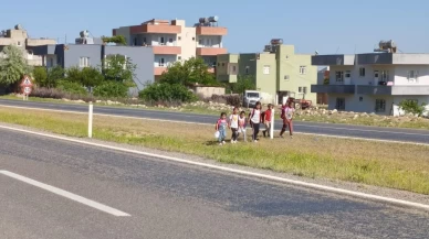 Siirt'te öğrencilerin tehlikeli okul yolculuğu