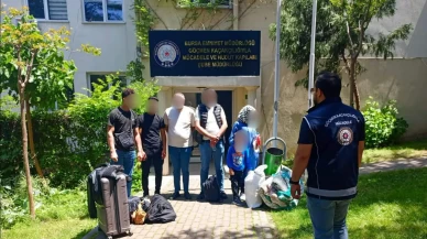 Bursa'da yabancıları kaçak taşıyan organizatör kıskıvrak yakalandı