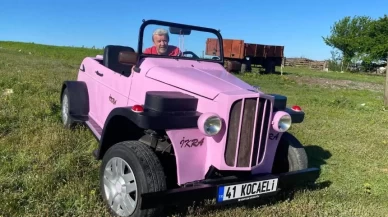 Gören bir daha bakıyor! 15 günde kendi aracını üretti