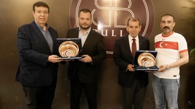 Ertuğrul Doğan ve Dursun Özbek final öncesi buluştu