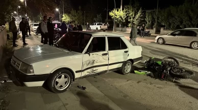 Düzce'de otomobil ve motosiklet çarpıştı: 2 yaralı