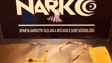 Isparta'da uyuşturucu operasyonu: 2 gözaltı