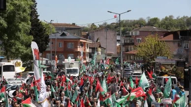 İstanbul’da Gazze için ABD konsolosluğuna yürüyüş düzenlendi