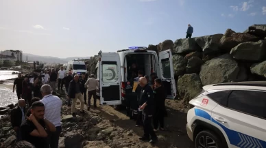 Trabzon'da denize giren 2 arkadaştan yürek yakan haber