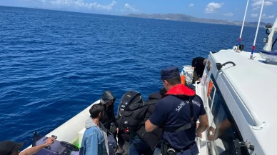 Muğla açıklarında 33 düzensiz göçmen kurtarıldı