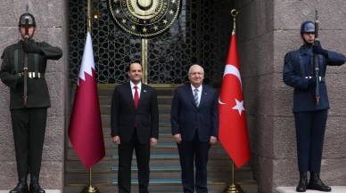 Bakan Güler Katar Savunma İşlerinden Sorumlu Devlet Bakanı Al Sani ile bir araya geldi