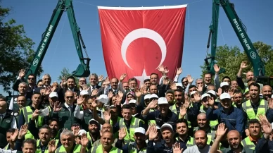 DSİ'nin makine parkının yeni araçları törenle teslim alındı