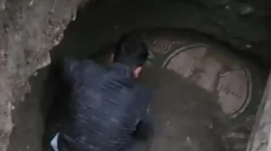 Kaçak kazı yapıp bir de paylaştı