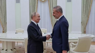 Putin, Dışişleri Bakanı Fidan'ı ağırladı
