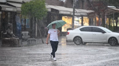 Edirne'de sağanak etkili oldu