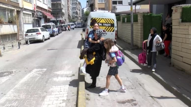 Okulda panik anları!