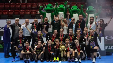 Kadınlar Hentbol Türkiye Kupası’nda şampiyon Bursa Büyükşehir