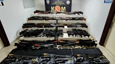 Çorum'da kaçak silah operasyonu