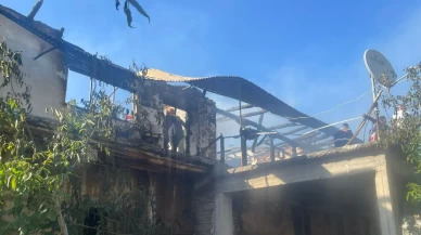 Evde çıkan yangında 92 yaşındaki adam hayatını kaybetti