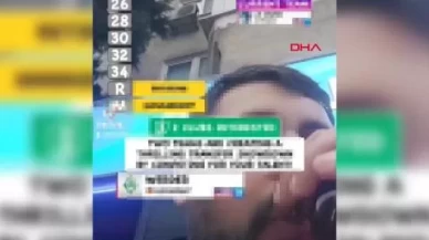 Cep telefonuyla canlı yayında oyun oynarken yıldırım düştü