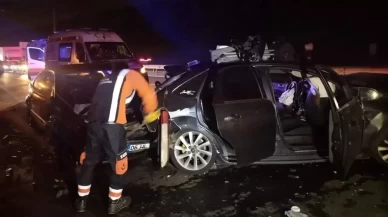 Beykoz'da araçlar birbirine girdi