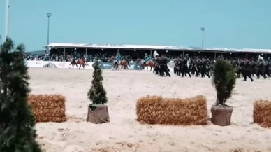 Emine Erdoğan'dan Karabağ atlarının gösterisine ilişkin paylaşım