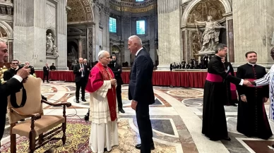 Bakan Ersoy, Papa 14. Leo'nun göreve başlama törenine katıldı