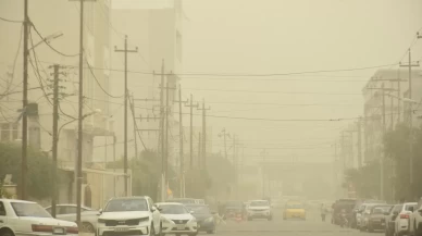 Kerkük'te kum fırtınası nedeniyle 94 kişi boğulma tehlikesi geçirdi