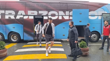 Trabzonspor, Türkiye Kupası finali için Gaziantep’e gitti