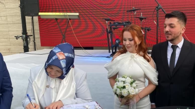 Nikah şahitleri Bakan Yardımcısı Yenigün oldu