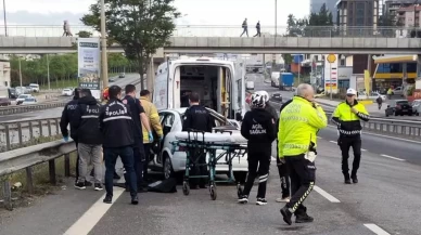 İstanbul'da önce otobüse sonra bariyerlere çaptı