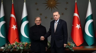 Cumhurbaşkanı Erdoğan, Pakistan Başbakanı Şerif'le görüştü