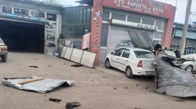 Kars’ta şiddetli rüzgar etkili oldu