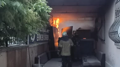 Bursa'da erkek öğrenci yurdunda yangın