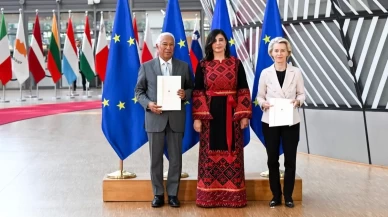 AB'de bir ilk: Filistin temsilcisi resmen görevde