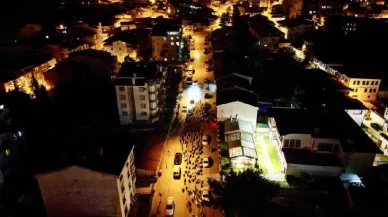 Şehir merkezinde renkli anlar yaşandı