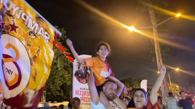 Galatasaray'ın şampiyonluğu Mersin'de coşkuyla kutlandı