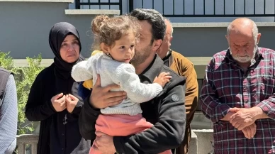 Şehit Önder Özen’e 4 yaşındaki kızından acı veda