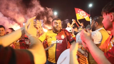 Gaziantep’te Galatasaraylı taraftarların davullu-zurnalı şampiyonluk coşkusu