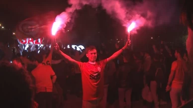 Kars’ta Galatasaraylılar sokaklara akın etti