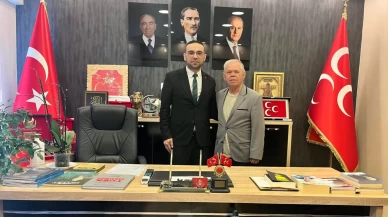 Uşak Şehit Aileleri Derneğinden MHP'ye anlamlı ziyaret