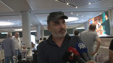 Libya'dan ayrılan Türk vatandaşlarını taşıyan uçak İstanbul'a geldi