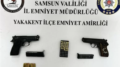 Samsun'da 2 silah kaçakçısı gözaltında