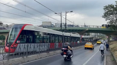 İstanbul'da T1 Kabataş-Bağcılar Tramvay Hattı'ndaki bazı seferler durduruldu