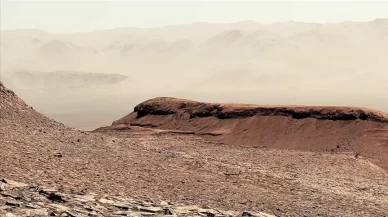 NASA, Mars'taki Sharp Dağı'nda çekilen görüntüyü paylaştı