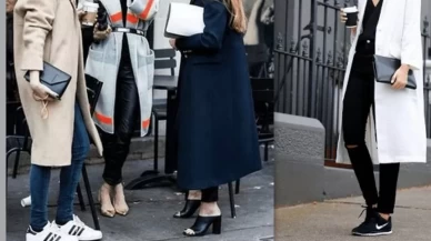 Uzun boyunlular için oversize modası